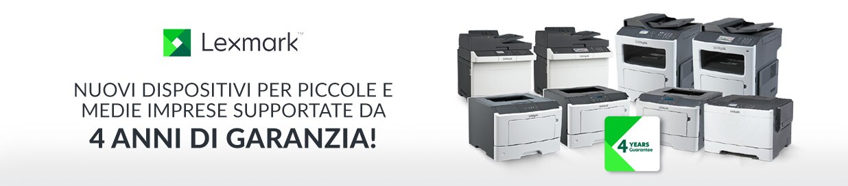 Lexmark Garanzia 4 anni