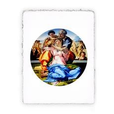 Poster Michelangelo Buonarroti Tondo Doni Stampa su Carta Fine Art PRINT