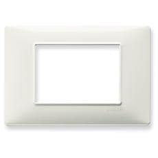 VIMAR 14653.02 PLACCA 3 MODULI AVORIO SERIE PLANA