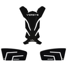 PARASERBATOIO ADESIVO RESINATO EFFETTO 3D compatibile con Kawa.saki Z650 v3