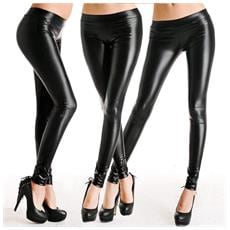 Pantaloni da Donna Calda in Velluto Invernale PU FEINENGSHUAInspk Leggins Pelle Donna Leggings in Pelle Pantaloni a Matita Rivetto per Donna Pantaloni Plus Size Leggings da Donna Donna