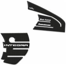 2 ADESIVI RESINATI 3D SCRITTA INTEGRA compatibile per SCOOTER MOTO HONDA 700-750