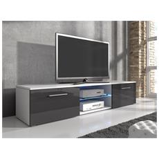 Mobile TV Comodino per TV AVA E-Com 140 cm Bianco