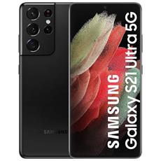 samsung [ricondizionato basic] galaxy s21 ultra 5g 128 gb 5g dual sim display 6.8" qhd+ fotocamera 108 mpx android europa nero