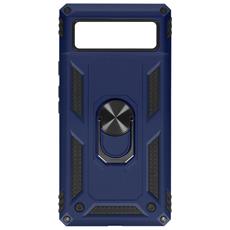 avizar cover google pixel 6a anti-urto ibrida anello di sostegno funzione supporto blu
