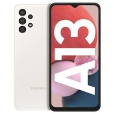 samsung galaxy a13 32 gb 3 gb ram dual sim display 6.6" full hd+ slot micro sd fotocamera 50 mpx android italia bianco