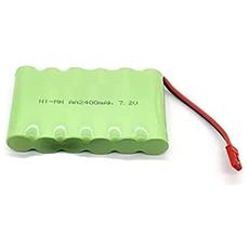 yunique green-clean-power 1 pezzo pacco batteria ricaricabile 7.2v 2400mah ni-mh aa jst per veicoli rc truck cars