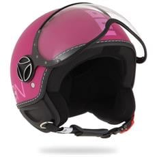 MOMO - Casco Jet Momo Design Fgtr Logo Classico Viola Rosa - ePRICE