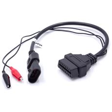 Cavo Adattatore 16Pin a 16Pin per Dispositivo diagnostico OBD Compatibile con Vecchi Modelli di Scania con Connettore da 16 Pin vhbw OBD2
