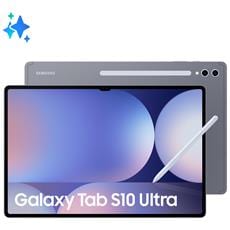 samsung tablet galaxy tab s10 ultra grigio 14.6" qhd+ mediatek dimensity 9300 ram 12gb memoria 512gb +slot microsd wi-fi fotocamera 13mpx android 14 - europa