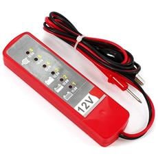 BATTERIA & TESTER ALTERNATORE 6 LED TEST AUTO FURGONE 12 V nuovo strumento diagnostico Caravan 