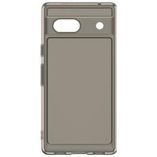 avizar cover google pixel 7a silicone flessibile angoli rinforzati grigio traslucido