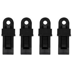 Bricoomarket Clip Di Fissaggio Teloni Set Da 4 Pezzi Per 3x Staffa Supporto Morsetto Clip Di Fissaggio Ventosa