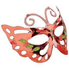 EVRYLON Maschera Veneziana Donna Domino per Carnevale O Halloween Unisex Uomo Mascherina Colore Argento Antico Effetto Metallico Flessibile Esoterica Giochi E Accessori Cosplay per Travestimenti