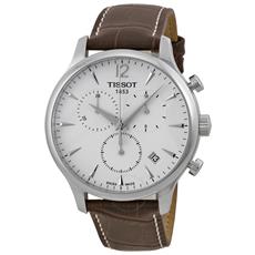 TISSOT - Tradition Chronograph T0636171603700 Quadrante Bianco Cinturino In  Pelle Marrone - ePRICE