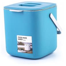 Bianco Duokon Doppi Strati Contenitore Riutilizzabile da tavolino Pattumiera Leggera Pattumiera Classificazione rifiuti Rifiuti Home Office Bagno 