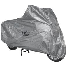 Telo Cover Copri Moto Scooter Bicicletta POLIETILENE Argento Taglia L 130 X 230 Trade Shop