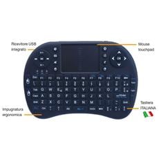 PC - Mini tastiera retroilluminata con touchpad compatibile con Smart TV Fire TV Smartphone Console Rii Mini X2 Wireless Bluetooth layout ITALIANO Tablet Raspberry TV Box PC - Mini tastiera retroilluminata con touchpad compatibile con Smart TV Fire TV Smartphone Console Rii Mini X2 Wireless Bluetooth layout ITALIANO Tablet Raspberry TV Box