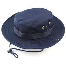 SLOWMOOSE - Uomo, Cappello Da Sole Da Esterno A Tesa Larga Da Donna,  Cordino Per Il Mento Con Bottoni A Pressione Laterale, Pesca, Berretto Da  Trekking, Mimetico, Giungla Safari Boonie, Caccia [ blu Scuro / Taglia  Unica] - ePRICE