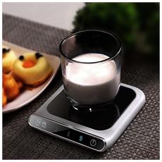Scaldatazze Elettrico Scaldatazze da Tavolo tè caffè Latte Tazza Riscaldatore Sottobicchiere Vassoio 220-240V Rosso Scaldatazze 