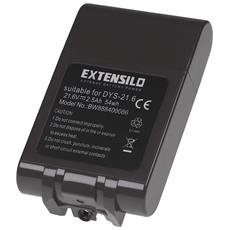 EXTENSILO - Batteria Compatibile Con Dyson Absolute, Dc58, Dc61, Dc62, Dc62  Animal, Dc72 Aspirapolvere Home Cleaner (2500mah, 21,6v, Li-ion) - ePRICE