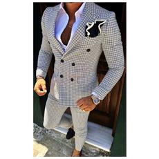 SLOWMOOSE - Ultimo Cappotto Pantalone Doppio Petto Da Uomo Slim Fit Abiti  Da Sposa Moda [ bianco / Xl (eu 52) ] - ePRICE