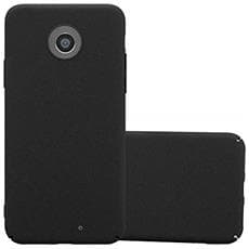 cadorabo cadorabo custodia compatibile con motorola moto g2 in frosty nero - hard case coperchio protettivo in frosted look contro i graffi e gli urti