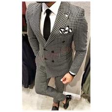 SLOWMOOSE - Ultimo Cappotto Pantalone Doppio Petto Da Uomo Slim Fit Abiti  Da Sposa Moda [ verde Militare / Xxxl (eu 56) ] - ePRICE
