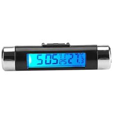 htn clip-on digital clock clock termometro conterimetro monitoraggio mini clock automotive monito