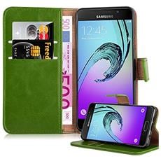Portafoglio Cover Case Wallet Book Etui Protezione Cadorabo Custodia Libro per Samsung Galaxy A3 2015 in VIOLETTA AMETISTA Funzione Stand e Chiusura Magnetica con Vani di Carte 