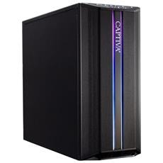 captiva advanced gaming i71-225 intel® core™ i5 i5-12400f 16 gb ddr4-sdram 500 gb ssd nvidia geforce rtx 3050 desktop pc nero