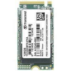 transcend transcend mte470a 128 gb interne m.2 pcie nvme ssd 2242 3.0 x4 retail (ts128gmte470a)