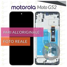 burp® display motorola moto g52 xt2221 schermo frame vetro oled lcd pari a originale