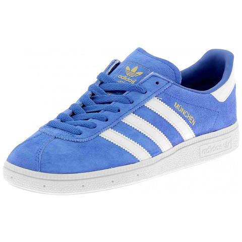 Adidas - Originals Munchen Scarpe Sportive Uomo Azzurre 42,5 - ePrice