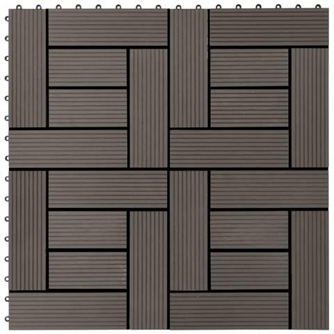 Mendler Piastrelle Premio pavimentazione da Esterno Rhone T831 WPC 30x30cm 11 Pezzi 1mq Teak Quadrati Mendler Piastrelle Premio pavimentazione da Esterno Rhone T831 WPC 30x30cm 11 Pezzi 1mq Teak Quadrati