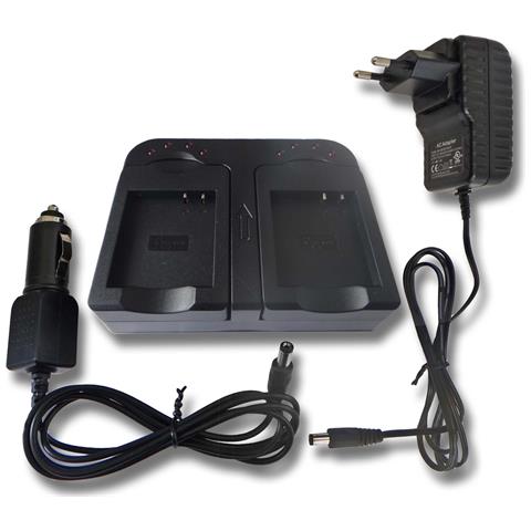 2x BATTERIA CAMCORDER 600mah per Panasonic sdr-s10//sdr-s10e
