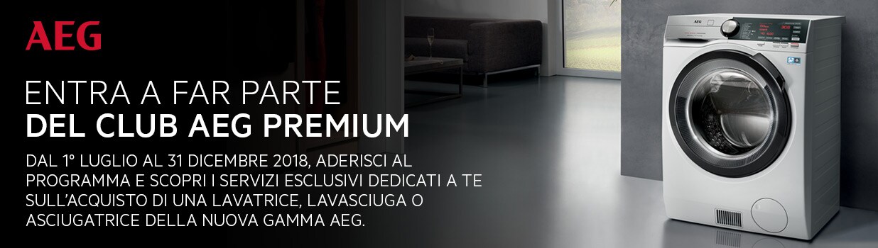 Entra a far parte del Club AEG Premium