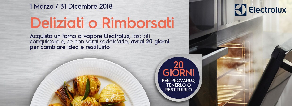 Electrolux deliziati o rimborsati