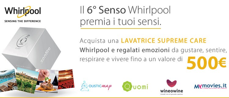Whirlpool Promozione Supreme Care