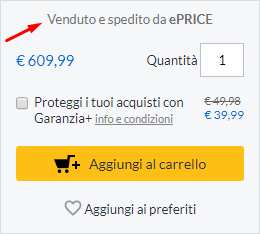 Venduto da ePRICE