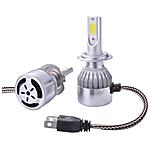 takestop/® COPPIA LAMPADE LAMPADA PER ANABBAGLIANTI E ABBAGLIANTI C6 H7 6000K LED 8V-48V F 36W//3800LM AUTO MOTO
