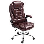 CLP Sedia Ufficio Gaming Olymp in Similpelle Poltrona da Studio Oscillante I Sedia per Scrivania Regolabile in Altezza e Girevole I Sedia Studio Portata Max 150kg Nero/_Nero