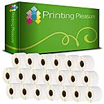 Printing Saver 5x 99017 50 x 12 mm Compatibili Rotoli Etichette adesive per Dymo LabelWriter 310 320 330 4XL 400 450 Turbo//Twin Turbo//Duo /& Seiko SLP etichettatrici 220 Etichette//Rotolo