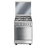 SMEG - CX60SV9 Estetica Classica Cucina a 4 Fuochi Gas...