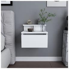 Mensola Con Cassetti SoBuy FRG43-HG - Libreria Moderna, Grigia, In Fibre Di Legno, Facile Da Montare