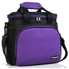 Borsa Termica per Il Pranzo Isolante Grande capacità per Il Tempo Libero Blu Higger Oxford 