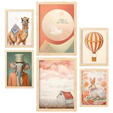 Colore Telaio in legno chiaro