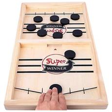 per Bambini DAUERHAFT Gioco da Tavolo Hockey su Ghiaccio per Bambini Sicuro Non tossico