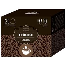 GOCCE DI CAFFE - Aroma ROBUSTO - 25 Capsule Compatibili Con Tutte...