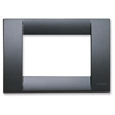 Placca Copriforo Per Motore Tapparella DIEFFEMATIC 165mm Nero - Cieca